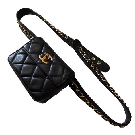 chanel belt bag.